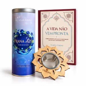 Kit Prana Azul — Chá e Leitura